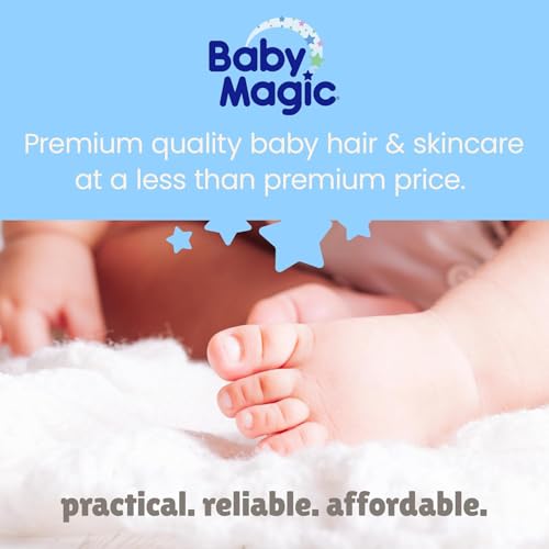 Baby Magic Moisturizing Hair & Body Wash Calendula & Coconut, Specially Formulated for Baby's Delicate Skin, Soft Powder Scent, Tear-Free, Hypoallergenic, Dermatologist Recommended, 30 Fl Oz