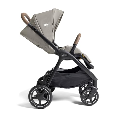 Joie Baby, Kava 3-in-1 Stroller and Mint Latch Car Seat Travel System with Reversible Seat, All-Wheel Suspension, and Flex in-Seat Comfort (Dove)