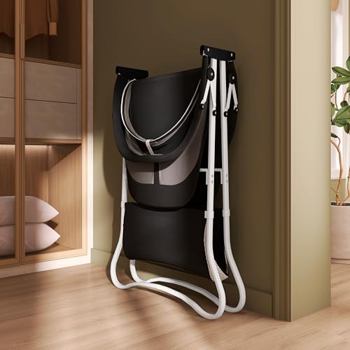 Dream On Me Karley Bassinet, Award Winner Lightweight Travel Baby Bassinet, Foldable Bedside Sleeper, Adjustable Double Canopy, Spacious Design, Soft Fabric, Storage Basket – Black