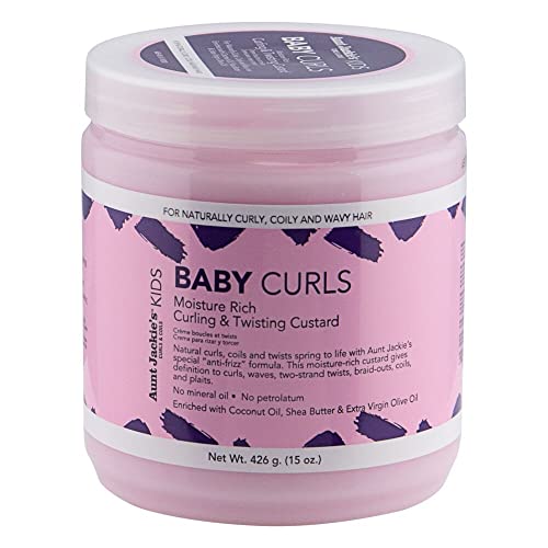 Aunt Jackie’s Kids Hair Care Bundle – 5 Full-Size Products for Easier Combing, Styling & Nourishing Hair – Made with Natural Herbal & Botanical Ingredients (12 oz, 15 oz, 8 oz)