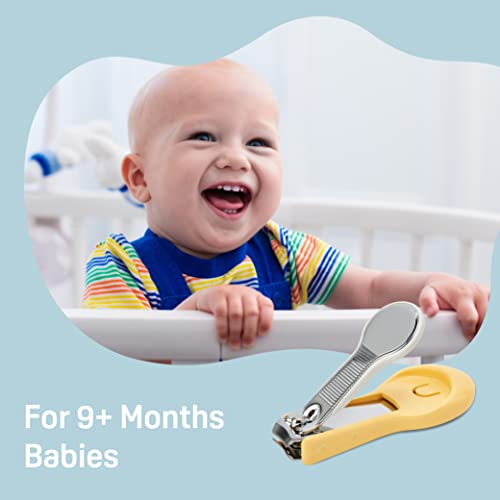 Pigeon Baby Nail Clipper with Splatter Proof Case for 9+ Months