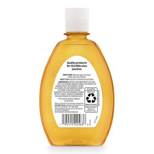 Amazon Basics Tear-Free Baby Shampoo, 13.6 Fluid Ounce, Packaging May Vary