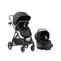 Evenflo Shyft Intuiti Travel System Featuring LiteMax NXT Preemie and Infant Car Seat with SensorySoothe (Eclipse Black)