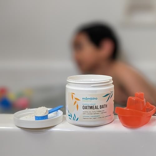 Mambino Organics Baby & Kids Bath Care Set, Baby Shampoo and Body Wash Duo with Colloidal Oatmeal Bath Soak, Gentle Baby Bath Essentials for Newborns & Kids, Vegan, Cruelty-Free
