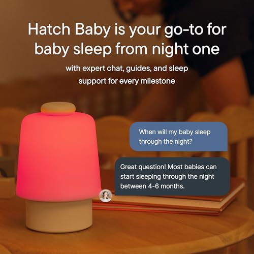 Hatch Baby Sleep Bundle: Home & Travel Sound Machines | Expert Sleep Support | Registry Essential | Includes Hatch Baby and Portable Hatch Go (Putty)
