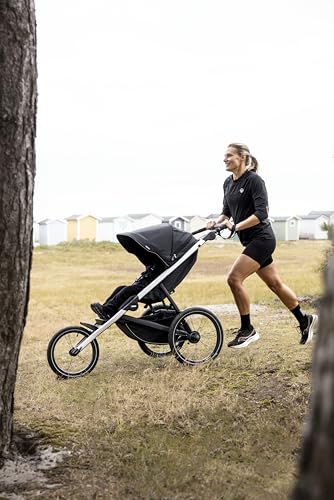 Thule Glide 3 Single Child All-Terrain & Jogging Stroller, Lightweight, air-Filled Tires, Twist Hand Brake, Fixed Front Wheel