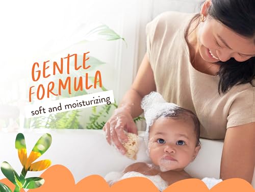 Babo Botanicals Sensitive Baby Fragrance-Free 2-in-1 Shampoo & Wash Bar - Shea Butter, Calendula & Aloe Vera - EWG Verified - Cruelty-Free - Vegan - Pediatrician Tested - For Babies & Kids