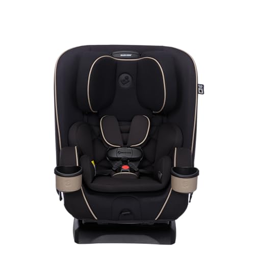 Maxi-Cosi Kani 4-in-1 Infant Kids Convertible Car Seat, Rear-Facing Forward-Facing Carseat, Booster, Slim Fit, Magnetic Buckle, 5-Position Recline, Fits 5-100 lbs, 19-57 in, Caspian Caviar