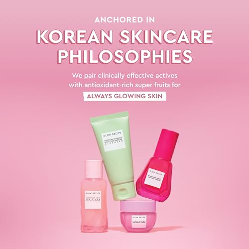 Glow Recipe Fruit Babies Skincare Kit - Gift Set with Ceramide Facial Cleanser + BHA Toner + Vitamin C Eye Cream + Hyaluronic Acid Cream + Niacinamide Dew Drops (5 Count)