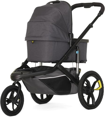 Veer Switch&Jog Jogging Stroller with Neoprene Grips | 3 Wheel All-Terrain Jogger Stroller with Switchback Seat | Shock Absorbing, Durable, Maneuverable, Collapsible