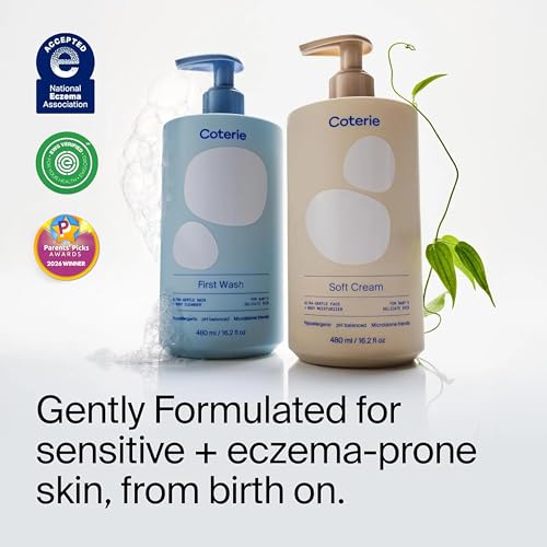 Coterie Baby Bath Skincare Essentials Set | Shampoo & Body Wash + Lotion