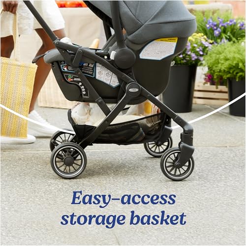 Graco® Gomax Frame Stroller, Accepts All Graco® Infant Car Seats, Backpack Style Lightweight Travel Stroller Frame