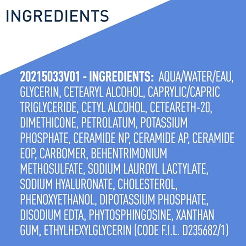 CeraVe Baby Cream, Gentle Moisturizing Cream with Ceramides, Fragrance, Paraben, Dye & Phthalates Free, Rich & Non-Greasy Feel, Gentle Baby Skin Care, 5 Ounce