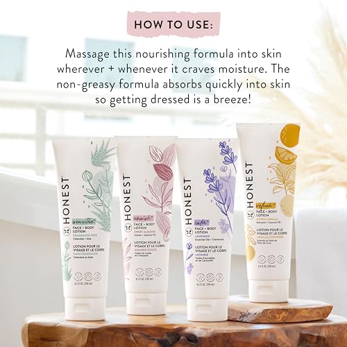 The Honest Company Fragrance Free Bundle for Sensitive Skin | 2-in-1 Cleansing Shampoo + Body Wash and Hydrating Face + Body Lotion | Gentle for Baby + Hypoallergenic | 10 fl oz, 8.5 fl oz