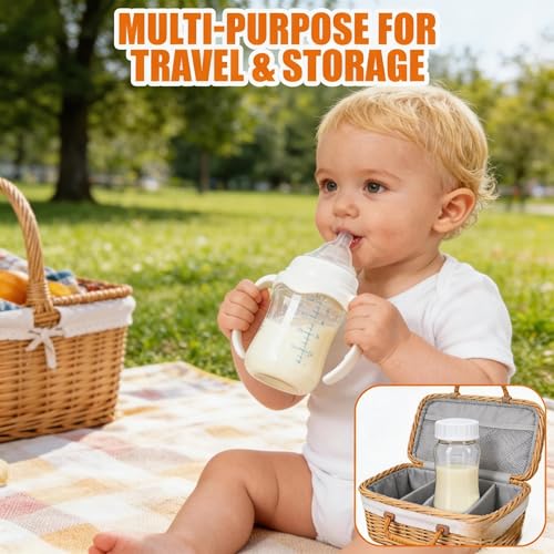 UWSTE 8Pack Baby Bottle Caps for Evenflo Wide Neck Baby Bottle 5oz/6oz/9oz, Travel and Storage Bottle Lids Replacement for Pigeon MAM Wide Neck Bottle, Soft & Safe Bottle Lid