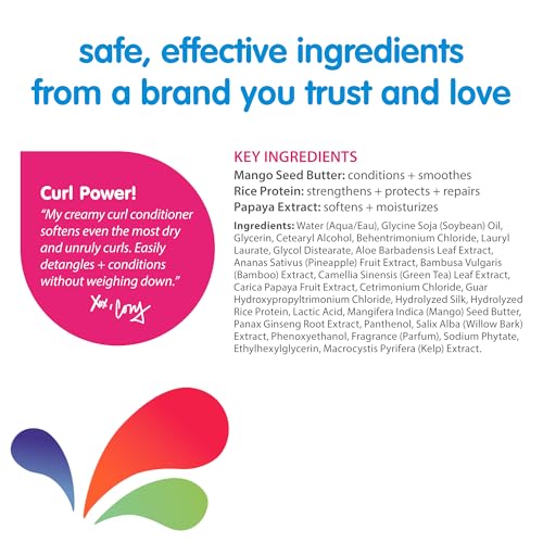 SoCozy Curl Conditioner | For Kids Hair | Softens, Restores Bounce and Shine | No Parabens, Sulfates, Synthetic Colors or Dyes, Sweet-Crème, 10.5 Fl Oz