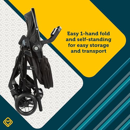 Safety 1st Grow and Go Flex 8-in-1 Travel System, Infant Car Seat Stroller Combo, Orchid Bloom
