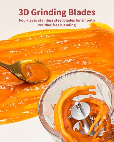 AMZCHEF Baby Food Maker with Auto Steam & Blend, 9-in-1 Baby Puree Maker with Food-grade glass, BPA-Free & Easy Cleaning, Touch Screen, Dishwasher Safe, Off-white