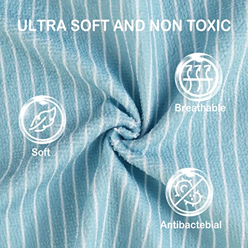 Viviland Baby Washcloths, 24Pack Baby Wash Cloths for Newborn, Baby Towels and Infant Bath Face Washcloths for Boys Girls Super Soft Absorbent, Gentle on Sensitive Skin Body, 9x9 Dinosaur