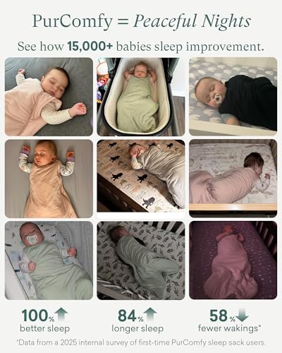 PurComfy Supersoft Sleep Sack 1.0 TOG, Premium Bamboo Viscose Baby Sleeping Bag, 2-Way Safe Zipper Sleep Sacks 6-15 Months (Whale)