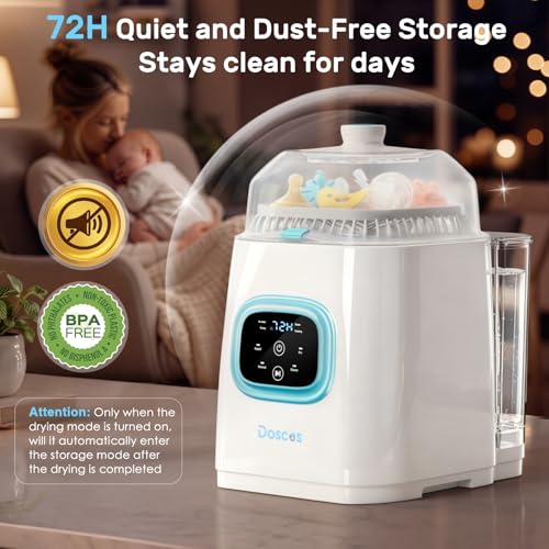 Bottle Washer Pro, All-in-One Baby Bottle Washer and Sterilizer & Dryer with 60 Detergent Tablets, Cleaning Machine for Bottles, Pump Parts & Baby Essentials, Deep Cleaning, Replaces Hand Washing