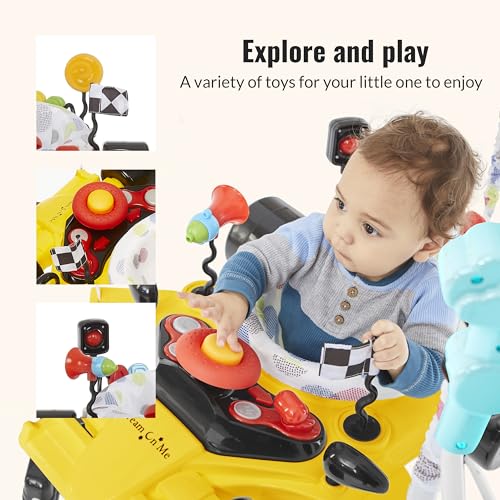 Dream On Me Champ Activity Center and Jumper in Yellow