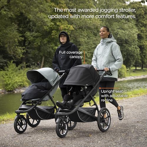 Thule Urban Glide 3 Single Child All-Terrain Stroller, Full-Suspension System, Air-Filled Tires, Upright seat with Adjustable Recline and Built-in legrest