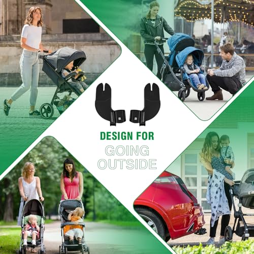 HIUMTREE Car Seat Adapter for Baby Jogger City Select Stroller, Black