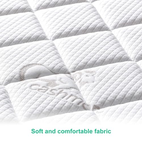 Letmxiu Premium Crib & Toddler Mattress,100% Knitted Fabric, Premium Fleece Surface-Hypoallergenic, 5" Thick Firm Soft Crib Mattress, Non-Toxic - Fits Standard Cribs & Toddler Beds