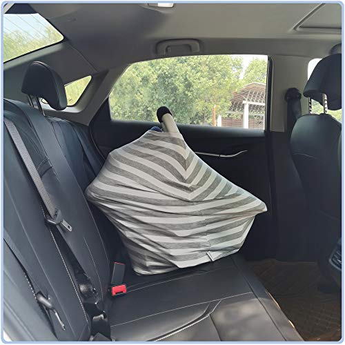 Car Seat Cover for Babies - Multi-use Carseat Canopy Cover, Car Seat Covers, Infant Boys and Girls Shower Gifts