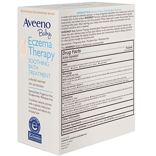 Aveeno Soothing Baby Bath Treatment, Single Use Packets - 5 ea