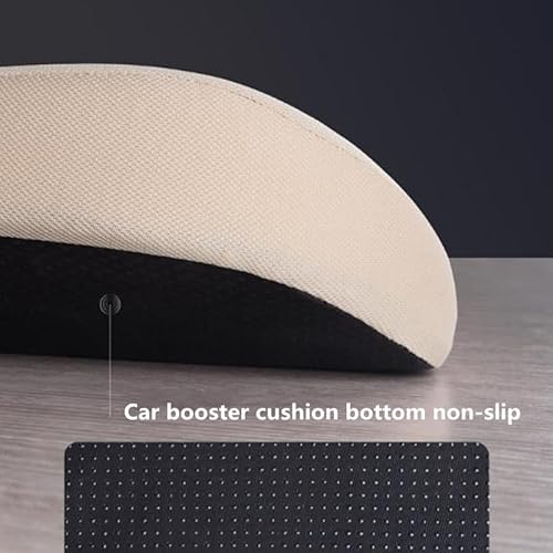 Sothuba Car Seat Cushion for Driving,Car Booster Seat Cushion for Short Drivers,Portable Driver Seat Cushion to Raise Height 3.5 in,Office Chair Back Support Pillow for Lower Back Pain Relief
