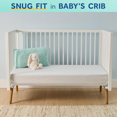 Sealy Baby Infant and Crib Mattress - Refresh 2 Stage, Breathable and Waterproof, GREENGUARD Gold Certified, Made in USA