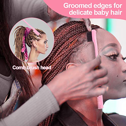 SWEET VIEW 3Pcs Slick Back Hair Brush