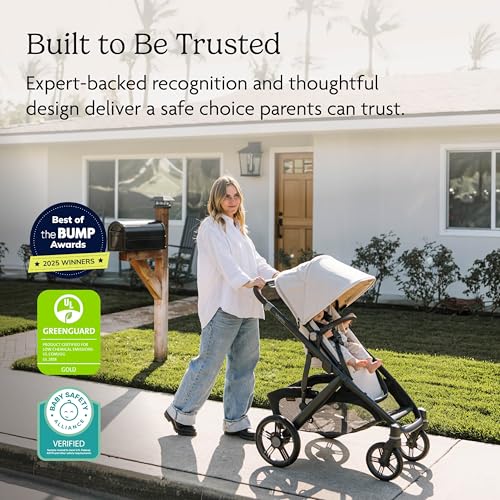 UPPAbaby Vista V3 Convertible Single-to-Double Stroller for Baby & Toddler, 30+ Configurations, Car Seat Compatible, All-Wheel Suspension, XL Basket – Jake (Charcoal/Carbon Frame)