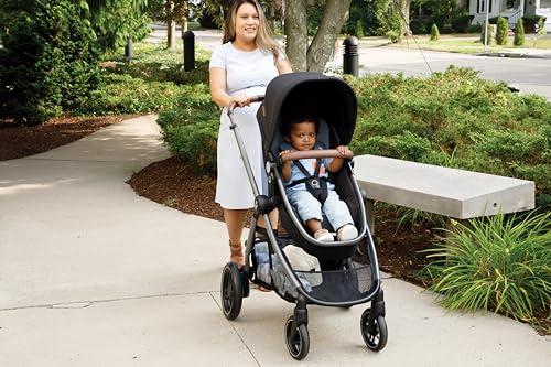 Maxi-Cosi Siena CP Modular Travel System, Car Seat and Stroller Combo, Stone Glow