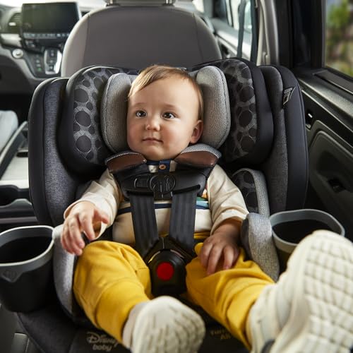 Disney Baby Turn and Go 360 Rotating All-in-One Convertible Car Seat, Vintage Mickey Mouse