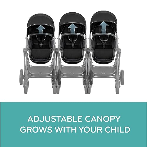 Pivot Xpand Modular Travel System with LiteMax Infant Car Seat with Anti-Rebound Bar (Ayrshire Black)