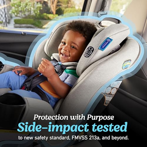 Graco Extend2Fit 3-in-1 Convertible Car Seat, 3 Modes – Rear Facing, Forward Facing Baby Car Seat and Highback Booster Seat, Adjustable Extension Panel for Extra Legroom, Ashten