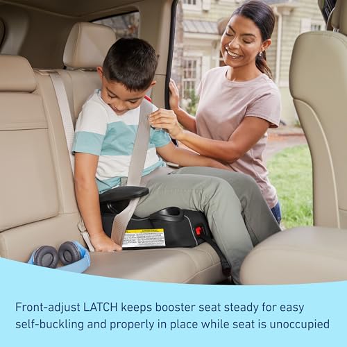 Graco® TurboBooster® LX Backless Booster with Affix Latch | Backless Booster Seat for Big Kids Transitioning to Vehicle Seat Belt (Rio)