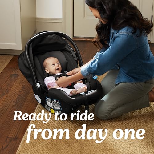 Graco® SnugRide SnugFit Infant Car Seat, Baby Car Seat with Anti Rebound Bar for Extra Safety, No-Rethread Harness, LATCH Equipped Carseat, Baby Essentials, Gift for New Parents, Gotham