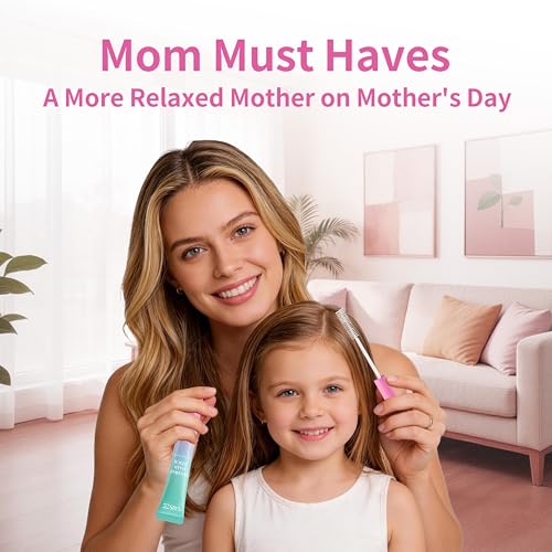 SAISZE Fly Away Stick for Hair, Flyaway Hair Tamer, Lightweight Frizz Control Hair Mascara and Styling Wand for Baby Hairs and Bangs, Travel Essentials, Ideal Gifts for Kids, Teen Girls, 0.85 Oz