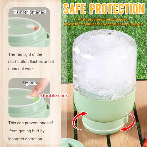 ARUMMA Portable Juice Cup Blender for Smoothies Shakes Fruit Crush Baby Food Maker 43oz 1300ML USB Charging Cordless Food Grade Blades Electric Smoothie Blender for Small Ice Kitchen Outdoor