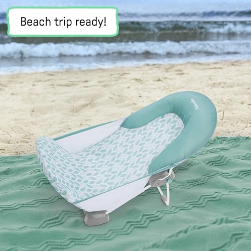 Ingenuity Foldaway 2-Position Bather, 2-Position Bath Support for Sink or Bathtub, for Ages 0-6 Months, Up to 20 Pounds