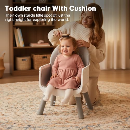 UNISWAN 6 in 1 Baby High Chair, Convertible Highchair for Babies and Toddlers (Grey)
