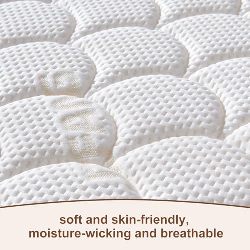 Tiankehan Premium Crib & Toddler Mattress-52"x27.6"x5", 100% Knitted Fabric, Soft Moisture Absorbent & Breathable Crib Mattress, Fits Standard Cribs & Toddler Beds