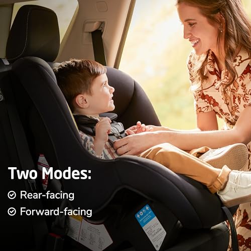 Maxi-Cosi Romi 2-in-1 Convertible Car Seat, Infant Baby Seat, Rear & Forward Facing, 5-40 lbs, 30-50 lbs, Lightweight, Latch Installation, Machine-Washable, Travel-Ready, Sea Shadow