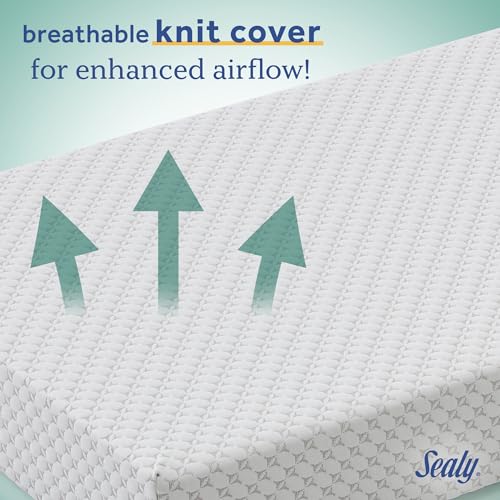 Sealy Baby Infant and Crib Mattress - Refresh 2 Stage, Breathable and Waterproof, GREENGUARD Gold Certified, Made in USA