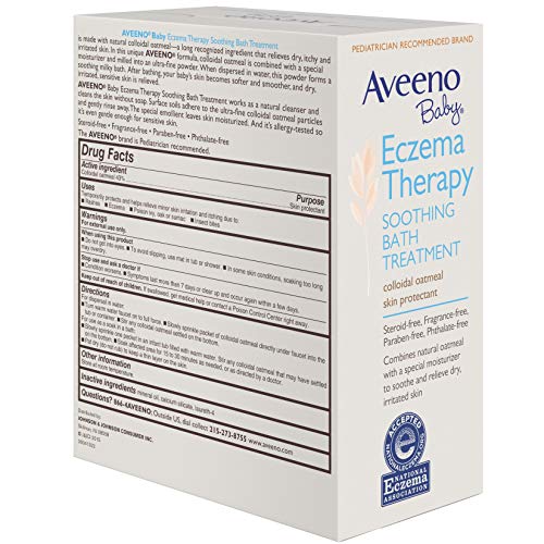 Aveeno Soothing Baby Bath Treatment, Single Use Packets - 5 ea