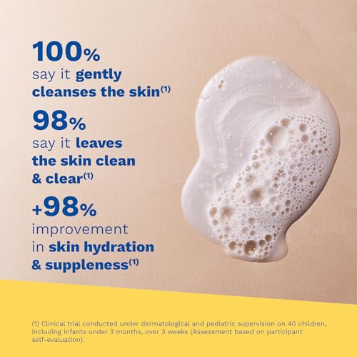 Mustela Baby Nourishing Cleansing Gel – Hair & Body Wash for Dry Skin - with Natural Avocado, Cold Cream & Beeswax - 10.14 fl. oz.